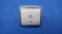 GLOSSA PRO РОЗЕТКА компьютерная RJ45 кат.5E, механизм, БЕЛЫЙ Systeme Electric GSL000181KRU