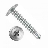 Саморез металл/металл 4.2х16 сверлоконечный цинк 100 шт Крепдил screw-mm-4.2х16s-100