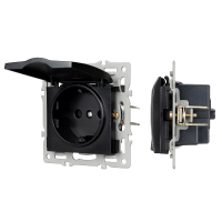 Механизм розетки влагозащищенный Arlight SCT-MCP-PL-BK (250V, 16A) 043746