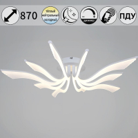 Потолочная люстра Reluce 35390-0.3-5+5 white