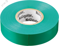 Изолента ПВХ зеленая 15мм 20м Navigator Group 71106 17353