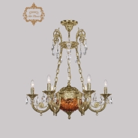 Подвесная люстра Art Classic 31.44.6.KR175SP.250IT.G.Sp.Amber.1A ArtClassic