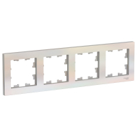 Рамка 4-ая, универсальная Systeme Electric AtlasDesign Жемчуг ATN000404