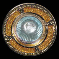 Встраиваемый светильник Reluce 01019-9.0-001AK MR16 SG+GD