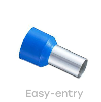 Наконечник штыревой втулочный изолированный НШвИ 16.0-12 (50шт) EKF nhvi-16.0-12