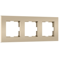 Рамка на 3 поста Werkel Slab (шампань софт) W0032911 4690389218422 a071624