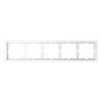 Рамка 5-постовая Schneider Electric Merten D-Life MTN4050-6535