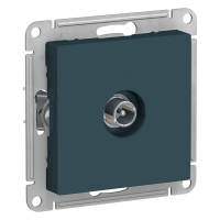 Розетка ATLASDESIGN TV оконечная 1DB механизм изумруд Systeme Electric ATN000891