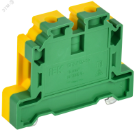 Колодка клеммная CTS-PEN земля 16мм2 желто-зеленая IEK YCT11-00-K52-016