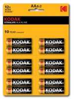 Батарейка LR6-12BL perforated (6х2BL) XTRALIFE Alkaline [KAA-2х6 perf] (144/576/18432) KODAK Б0038794