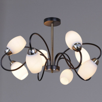 Люстра на штанге Reluce 01270-0.3-08B BK+AB