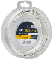 Трубка термоусадочная ТТУ нг-LS 12/6 белая (2м/упак) IEK UDR12-012-006-002-K01-T