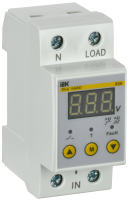 Реле напряжения РН-д 1-ф. 36мм 63А IEK IVR21-1-63