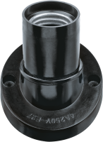 Патрон настенный Е27 карболитовый черный Navigator Group 71607 19436