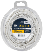 Трубка термоусадочная ТТУ нг-LS 5/2.5 белая (2м/упак) IEK UDR12-005-D25-002-K01-T