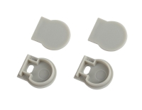 Набор заглушек Эра 1520-3 для профиля Эра 1520 2шт глухие 2шт с отверстием ЭРА Б0062799