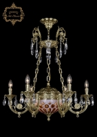 Подвесная люстра Art Classic 31.44.6.KR175SP.250IT.G.Sp.Amber.White.1E ArtClassic