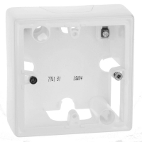 Коробка накладного монтажа 1-постовая Legrand Galea Valena белая 776181