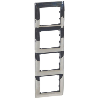 Рамка 4-постовая Legrand Galea Life хром 771938