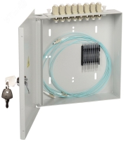 Кросс настенный укомплектованный LC(duplex) OS2(4шт) ITK FOBX8-N-4LCUD09