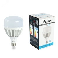 Лампа светодиодная LED 60вт Е27/Е40 дневной FERON LB-65 25782