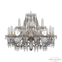 Подвесная люстра Bohemia Ivele Crystal 1410/10+5/240 G V0300 R731