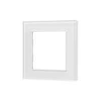 Рамка одноместная Arlight FRM-GLARE-GS-1-WH 043786