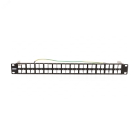 Наборная патч-панель NTSS PREMIUM 1U для 48 разъемов типа Keystone NTSS-RP-PM-1U-48-FTP-KJ УТ000110448