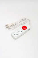 Удлинитель 3вх с защитными шторками ELBI Myra 527-010202-350