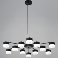 Потолочная люстра Reluce 19490-0.4-6+6 Black