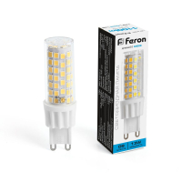 Лампа светодиодная LED 13вт 230в G9 дневной капсульная FERON LB-436 38154