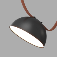 Трековый однофазный светильник Denkirs Belty flow DK5660-BK