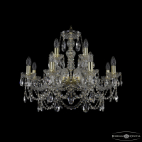 Подвесная люстра Bohemia Ivele Crystal 1411/8+4/240 G