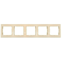 Рамка 5-постовая Legrand Valena слоновая кость 774355