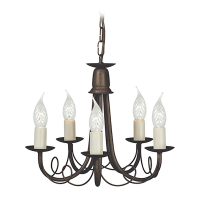 Подвесная люстра Elstead Lighting Minster MN5-BLK-GOLD