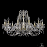Подвесная люстра Bohemia Ivele Crystal 1402/12/300 G Leafs