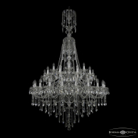 Подвесная люстра Bohemia Ivele Crystal 1415/20+10+5/400/XL-185/2d Ni