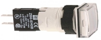 Лампа сигнальная 16ММ 12-24В белая квадратная Schneider Electric XB6CV1BB