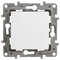 ETIKA Переключатель одноклавишный белый винтовые зажимы 10A Legrand 672205