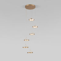 Каскадная люстра Eurosvet Crespella 90034/6 золото a069295