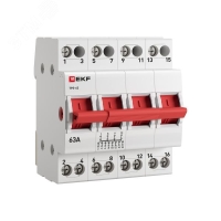 Трехпозиционный переключатель ТПС-63 4P 63А PROxima EKF TPS463