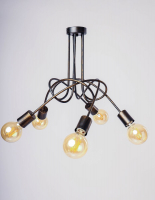 Подвесная люстра Adilux Tango Black Patina 10135