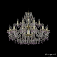 Подвесная люстра Bohemia Ivele Crystal 1410/10+5/300/2d G V7010