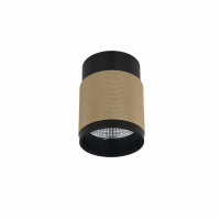 Накладной светильник iLedex Delta 1955-10W-3000K-36 BK+BR