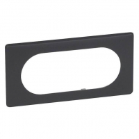 Рамка 4/5-модульная Legrand Celiane черная перкаль 066745