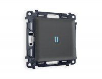 Комплект механизма 1-кл проходного выключателя с подсветкой Ambrella Volt Alfa MA902040