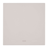 Выключатель 1-клавишный c индикатором (механизм) Stekker Мия 250В 10А RSW10-3101-08 пудровый жемчуг 50475