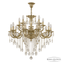 Подвесная люстра Bohemia Ivele Crystal Verona 72199/10+5/250 B G