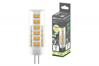 Лампа светодиодная TDM Electric G4 7W 3000K прозрачная SQ0340-0219