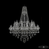 Подвесная люстра Bohemia Ivele Crystal 1415/24+12+6/530/h-187 Ni